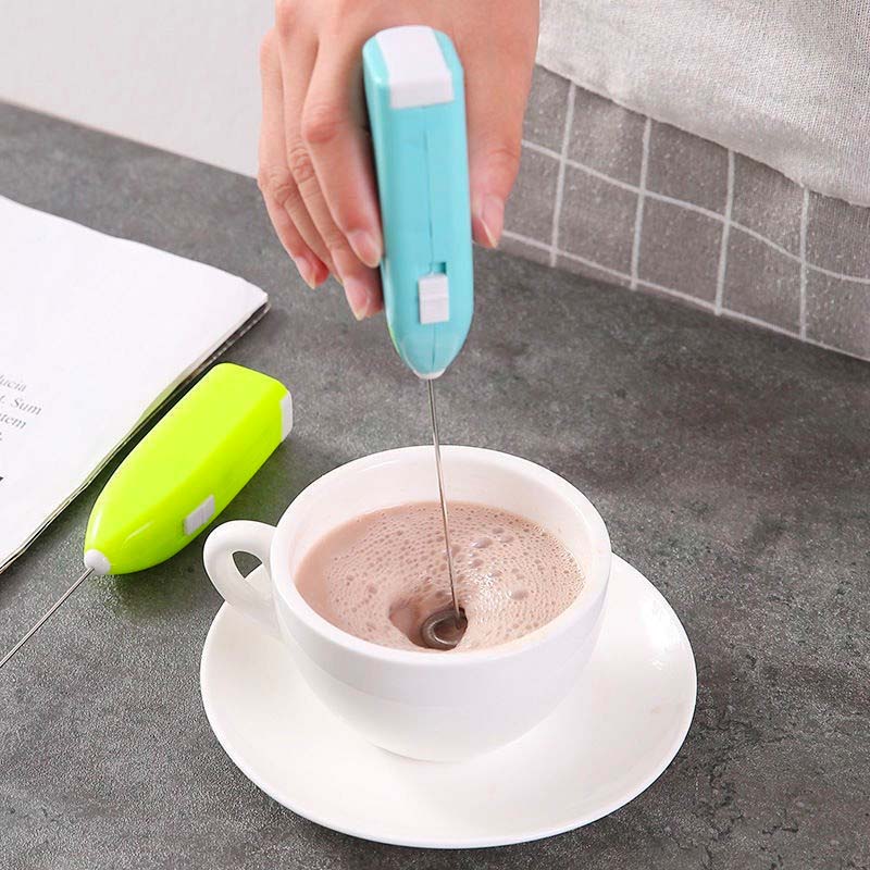 Electric Milk Frother Mini Portable Blender Handheld Coffee Foam Maker Egg Beater Kitchen Whisk Tool